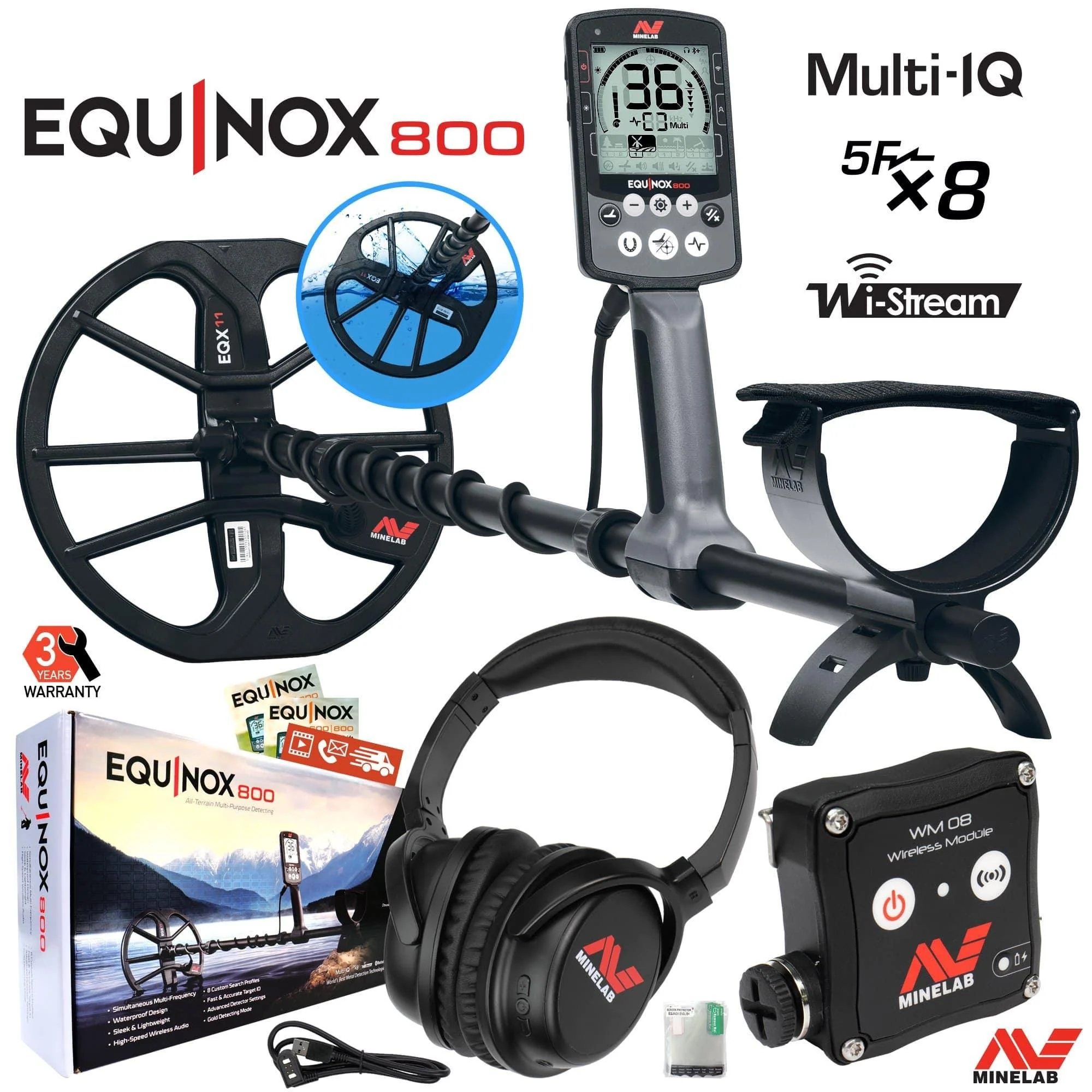 Minelab Equinox 800 Metal Detector with Free 6" Coil - Image 13