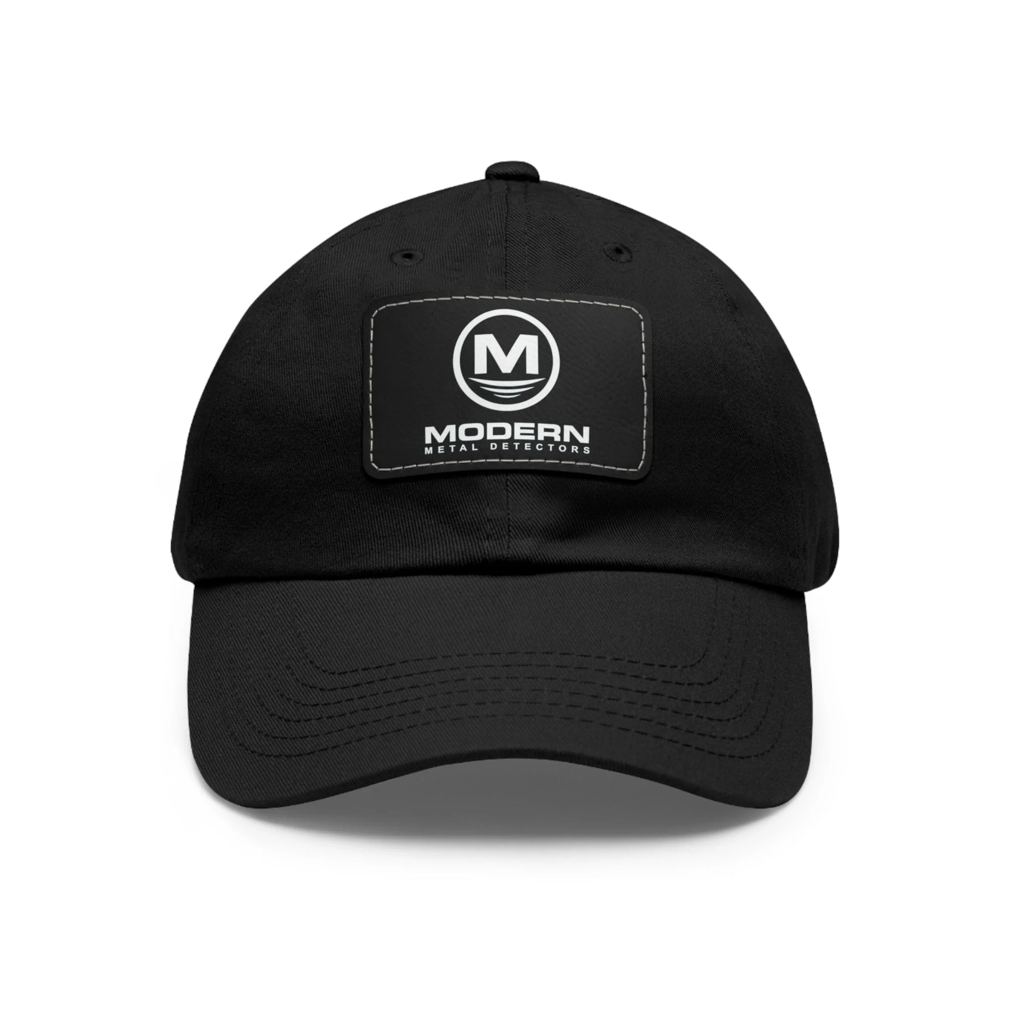 Modern Metal Detectors Hat with Leather Patch - Image 2