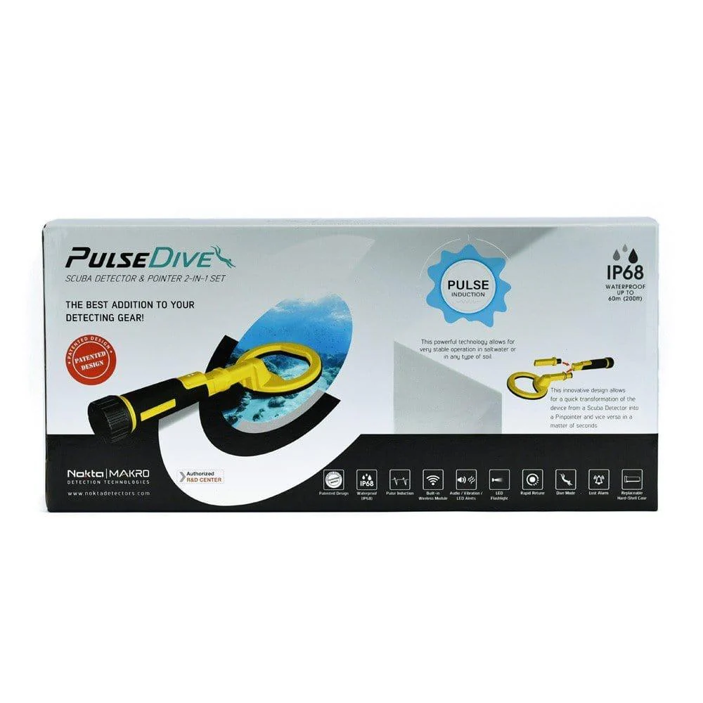 Nokta PulseDive 2-in-1 Scuba Detector and Pinpointer - Yellow - Image 9