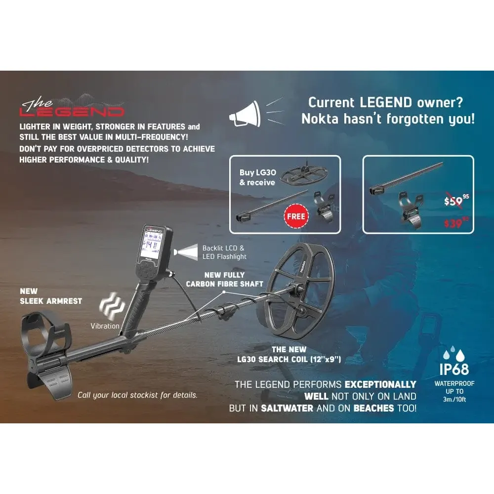 Nokta The Legend Pro-Pack Metal Detector with LG30 Coil - Image 9