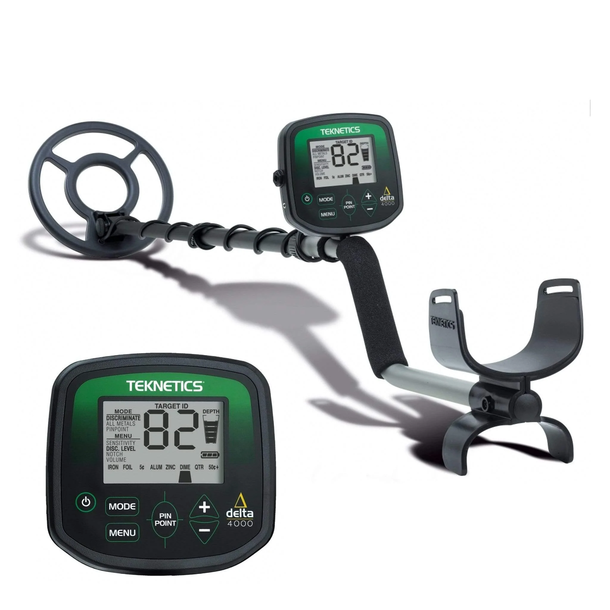 Teknetics Delta 4000 Metal Detector with 8" Coil